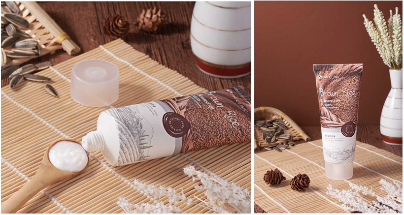 Sữa Rửa Mặt Chiết Xuất Gạo có trong gạo sẽ giúp cho làn da trở nên trắng hồng và mịn màng hơn.